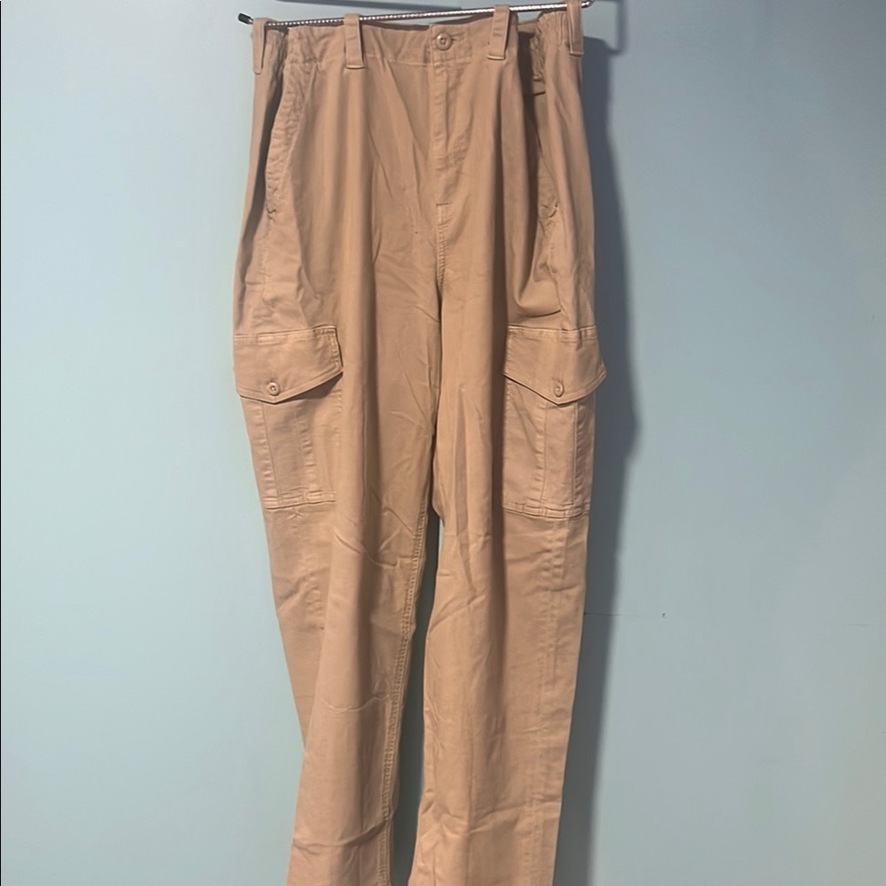 American Eagle Tan Cargo Trousers